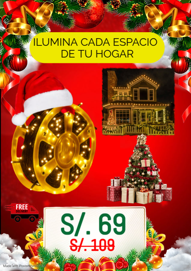 ROLLO LUCES CON ENERGÍA SOLAR PREMIUN