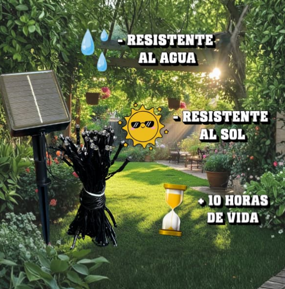ROLLO LUCES CON ENERGÍA SOLAR PREMIUN